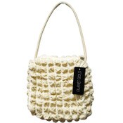 Wholesale - BROWN QUILTED UNDERARM HANDBAG W/TOP ZIPPER C/P 12